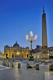 Cathedral, St Peter's, St Peter's Basilica, obelisk, Vatican palaces, St Peter's Square, Vatican at