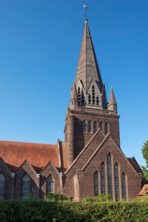 Brick Expressionist Sint-Theodarduskerk, Mijnkathedraal, St. Theodard Church of Tongeren at