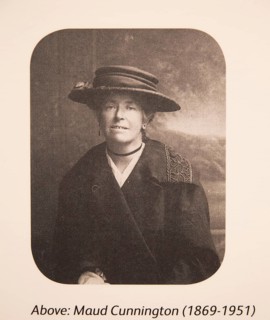 Portrait of Maud Cunnington 1869-1951. With permission of Wiltshire Museum, Devizes, England, UK