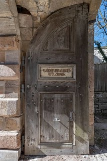 Side wing of the entrance gate of Wülzburg Fortress, a historic Renaissance fortress, built between