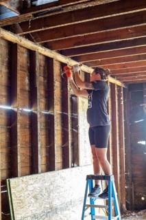 Detroit, Michigan, NW Goldberg Cares, a nonprofit community development corporation, rebuilds a