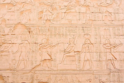 Relief, Khnum Temple of Esna, Egypt