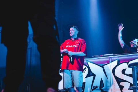 Rapper Michael Mike Rohleder from 257ers live in Berlin's Huxleys New World 17.03.2026