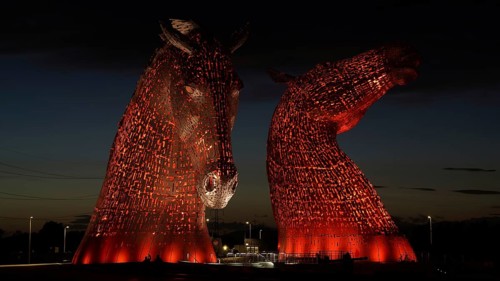 Scotland, The Kelpies in Falkirk, Falkirk