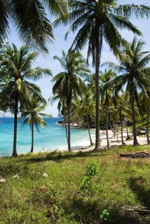 Konkare Bay on Racha Yai Island off the southern tip of the Thai holiday island Phuket, Thailand,