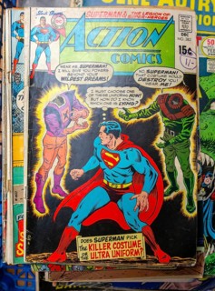 Action Comics front cover Superman, DC National Comics number 383 December, 1969