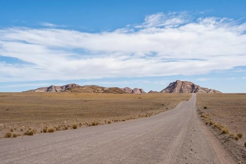 Gravel road, Naukluft Mountains, Namib-Naukluft Park, Hardap, Namibia