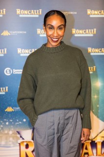 Hadnet Tesfai at the premiere of the 20th Original Roncalli Christmas Circus in Berlin's Tempodrom