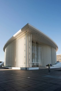 Philharmonie, by Christian de Portzamparc, Place de l'Europe, Plateau de Kirchberg, Luxembourg,