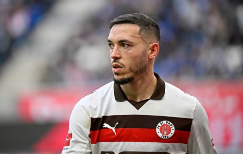 Mathias Pereira Situation FC St. Pauli (28) portrait Football Bundesliga, PreZero Arena, Sinsheim,