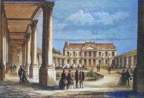 Restoration of the French National Archives circa 1868, Hotel de Soubise, City Palace, rue de