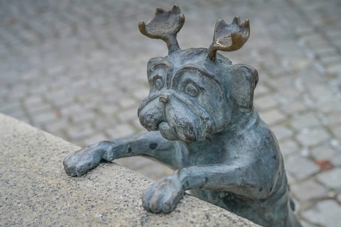 Waldmops sculpture, Altstädtischer Markt, Brandenburg, Germany