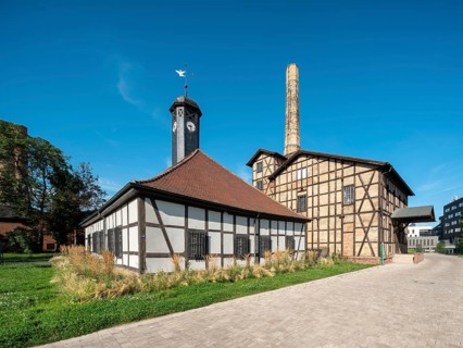 The historic salt works in Halle an der Saale, Saxony-Anhalt, Germany