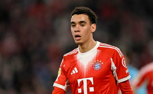 Jamal Musiala FC Bayern Munich FCB (10) portrait Football Bundesliga, Allianz Arena, Munich,