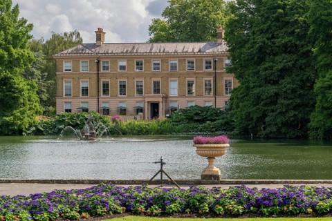 Historic building, now the Botanical Brasserie, Royal Botanic Gardens (Kew Gardens), UNESCO World