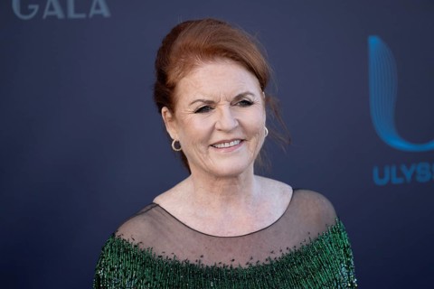 Cannes, France - 22.5.2024: Sarah Ferguson at the Knights of Charity Gala at Palm Beach in Cannes