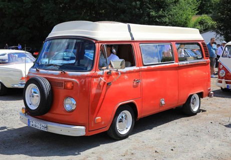 At the annual Kulmbacher classic car meeting, Bavaria, Germany, car, classic car, Volkswagen T2a