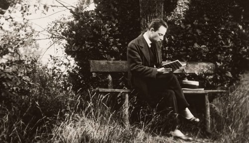 Portrait of Rainer Maria Rilke, 1875 – 1926, Austrian poet and novelist, digitally edited