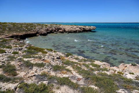 Landscape on Dirk Hartog Island, Dirk Hartog Island National Park, named after the Dutch navigator