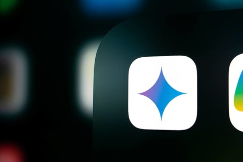 A close up of an iPhone screen displaying the Google Gemini app icon.