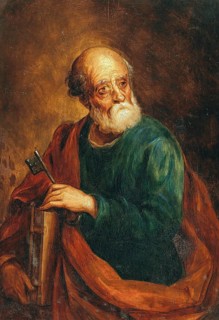 Saint Peter (after Palma il Giovane), painting by David Teniers (baptised 15 December 1610 in