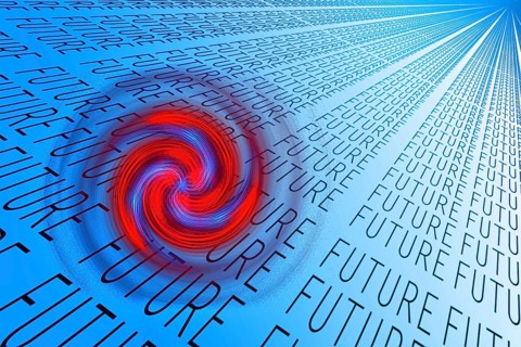 Symbolic picture, future future perspective, swirl, rotation, movement, dynamism, hope,