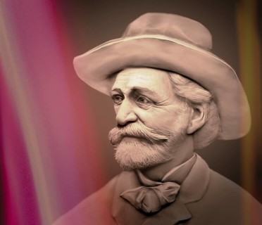 Giuseppe Verdi, 1813 – 1901, Italian opera composer, digitally edited