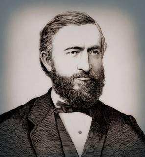 Johann Philipp Reis, 1834 – 1874, German scientist and inventor, digital edited