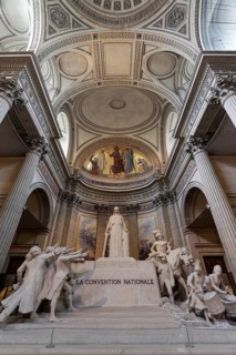 La Convention Nationale, The National Convention, group of figures by François Sicard, Panthéon,