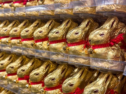 Chocolate Easter bunnies have become expensive and are often slow-keepers in supermarkets. The
