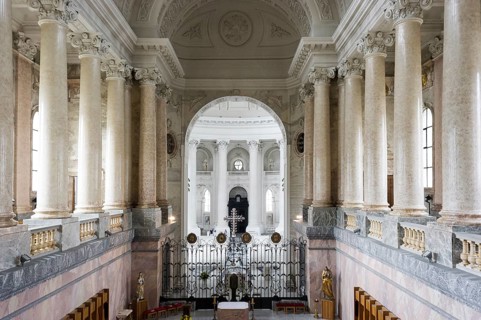 Interior view, St Blasien Cathedral, St. Blasien, Black Forest, Southern Black Forest,