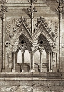 Grave at the Salisbury Cathedral, or Cathedral Church of the Blessed Virgin Mary, Salisbury,