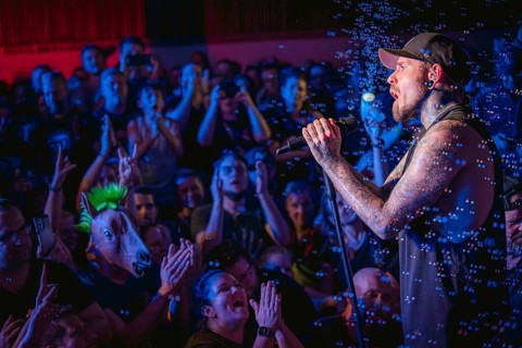 Singer Matthias Engst from Engst live on 10-year anniversary tour tour at Berlin's Astra Kulturhaus