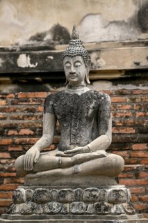 Buddha statue in Wat Yai Chai Mongkhon, Buddhist temple, Ayutthaya, Ayutthaya province, Thailand