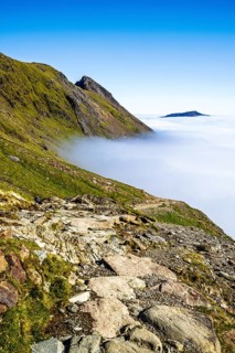 Snowdon Massif, Snowdon Range, Snowdonia, North Wales, UK