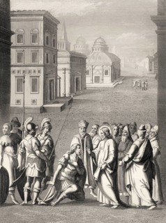 Healing the centurion's servant, Miracle of Jesus, 1853, digitally restored