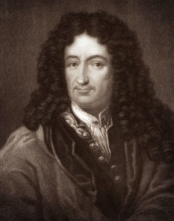 Gottfried Wilhelm Leibniz, 1646-1716, a German philosopher, scientist, mathematician, diplomat,
