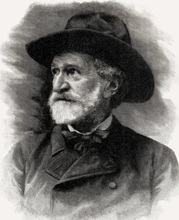 Giuseppe Verdi, 1813 – 1901, Italian opera composer, digitally edited