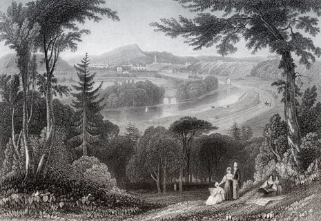 City-scape of Inverness, Scottish Highlands, Scotland, Great Britain