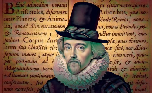 Portrait of Sir Francis Bacon, 1561 - 1626, English lawyer, statesman, essayist, historian,