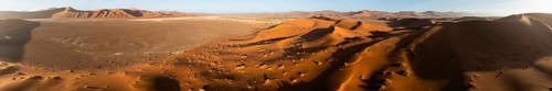 Aerial view of sand dunes in the Namib Desert, Namib Naukluft Park, Namibia