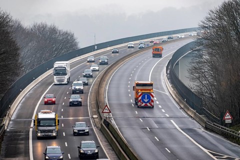 Closure of the A52 motorway, between AK Breitscheid and AS Kettwig, in the direction of Essen, a