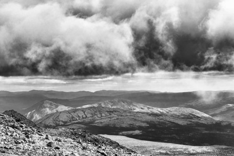 Cloud atmosphere in the mountains, Alvdal Vestfjell, Hedmark, Innlandet, Norway, August 2025