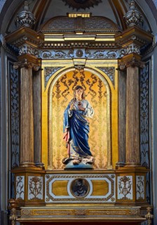 Sacred artwork in the Igreja da Santíssima Trindade, Church of the Holy Trinity, Porto, Portugal