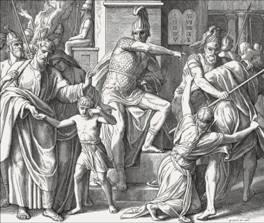Martyrs, Books of Maccabees, Old Testament, by Julius Schnorr von Carolsfeld
