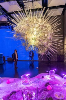 Exhibition in the interior of the Museum for Future Issues Futurium in Berlin, Germany