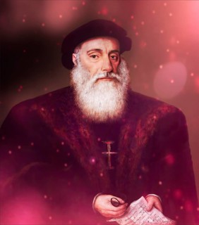 Vasco da Gama, c. 1460s – 1524, Portuguese explorer, digitally edited