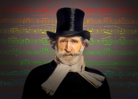Giuseppe Verdi, 1813 – 1901, Italian opera composer, autograph notesheet from Don Carlos, digitally