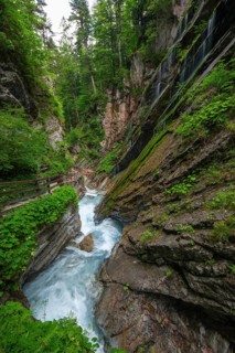 Magical Wimbach Gorge in Ramsau in Berchtesgadener Land