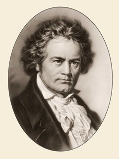 Ludwig van Beethoven, baptised 1770 – 1827, German composer